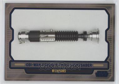 2013 Topps Star Wars Galactic Files Series 2 - [Base] - Blue #617 - Weapons - Obi-Wan Kenobi's Third Lightsaber /350