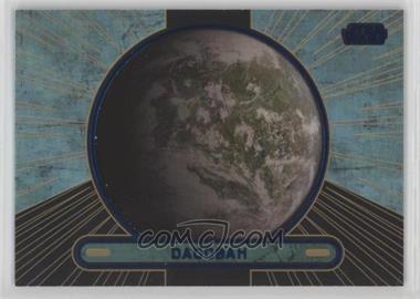 2013 Topps Star Wars Galactic Files Series 2 - [Base] - Blue #685 - Dagobah /350