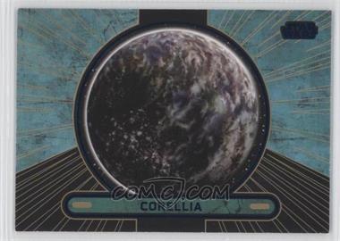 2013 Topps Star Wars Galactic Files Series 2 - [Base] - Blue #689 - Corellia /350