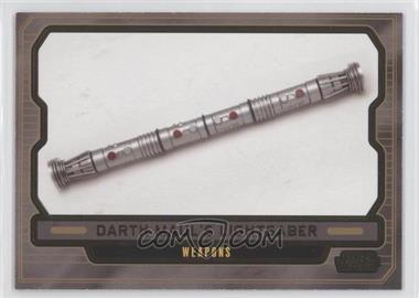 2013 Topps Star Wars Galactic Files Series 2 - [Base] - Gold #595 - Weapons - Darth Maul's Lightsaber /10