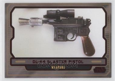 2013 Topps Star Wars Galactic Files Series 2 - [Base] - Red #630 - Weapons - DL-44 Blaster Pistol /35