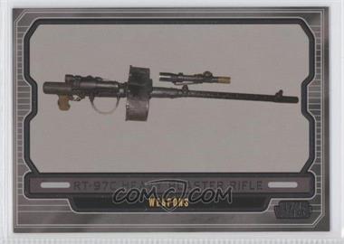 2013 Topps Star Wars Galactic Files Series 2 - [Base] #613 - Weapons - RT-97C Heavy Blaster Rifle