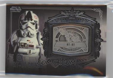 2013 Topps Star Wars Galactic Files Series 2 - Medallion Relics #MD-11 - AT-AT Driver (AT-AT)