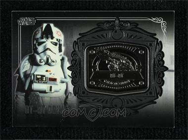 2013 Topps Star Wars Galactic Files Series 2 - Medallion Relics #MD-11 - AT-AT Driver (AT-AT)