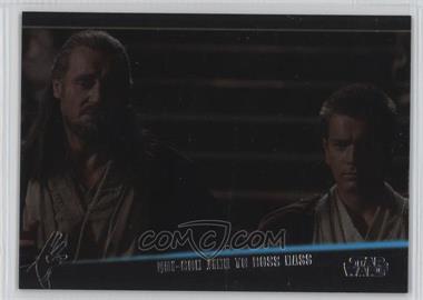 2013 Topps Star Wars Galactic Files Series 2 - The Weak Minded #WM-5 - Qui-Gon to Boss Nass