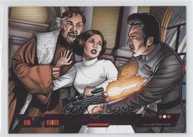 2013 Topps Star Wars Illustrated: A New Hope - [Base] - Purple Foil #20 - Death Of Lord Tion