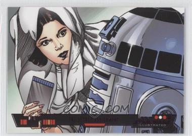 2013 Topps Star Wars Illustrated: A New Hope - [Base] - Purple Foil #22 - The Secret Assignment