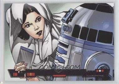 2013 Topps Star Wars Illustrated: A New Hope - [Base] - Purple Foil #22 - The Secret Assignment
