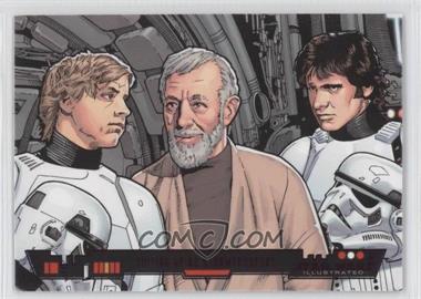 2013 Topps Star Wars Illustrated: A New Hope - [Base] - Purple Foil #75 - Suiting Up As Stormtroopers