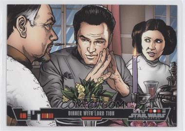 2013 Topps Star Wars Illustrated: A New Hope - [Base] #19 - Dinner With Lord Tion