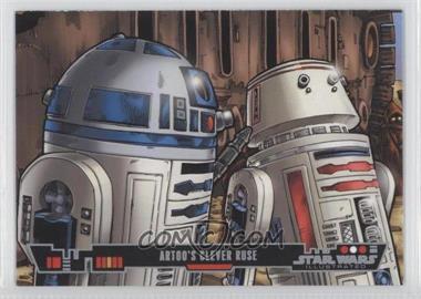 2013 Topps Star Wars Illustrated: A New Hope - [Base] #37 - Artoo's Clever Ruse