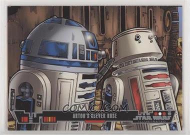 2013 Topps Star Wars Illustrated: A New Hope - [Base] #37 - Artoo's Clever Ruse