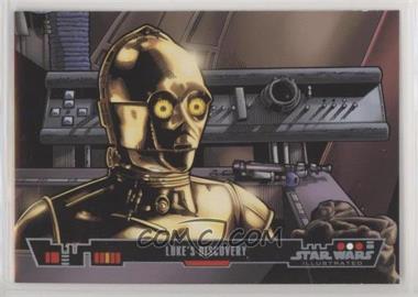 2013 Topps Star Wars Illustrated: A New Hope - [Base] #38 - Luke's Discovery