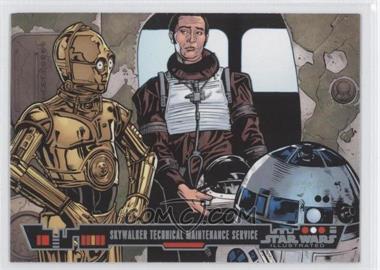 2013 Topps Star Wars Illustrated: A New Hope - [Base] #59 - Skywalker Technical Maintenance Service