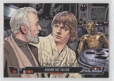 2013 Topps Star Wars Illustrated: A New Hope - [Base] #67 - Aboard The Falcon