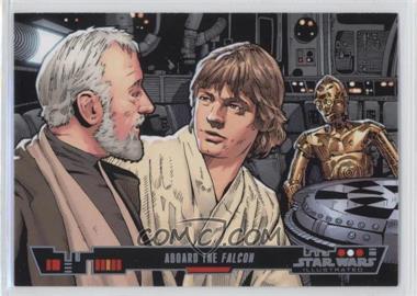2013 Topps Star Wars Illustrated: A New Hope - [Base] #67 - Aboard The Falcon