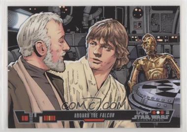 2013 Topps Star Wars Illustrated: A New Hope - [Base] #67 - Aboard The Falcon