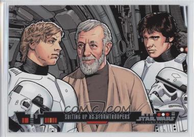 2013 Topps Star Wars Illustrated: A New Hope - [Base] #75 - Suiting Up As Stormtroopers