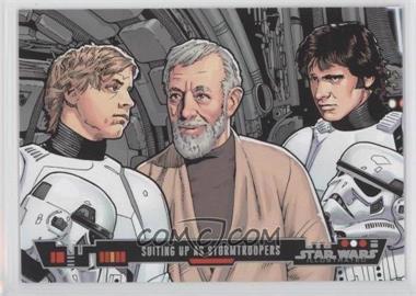 2013 Topps Star Wars Illustrated: A New Hope - [Base] #75 - Suiting Up As Stormtroopers