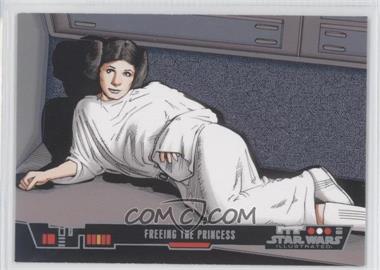 2013 Topps Star Wars Illustrated: A New Hope - [Base] #78 - Freeing the Princess
