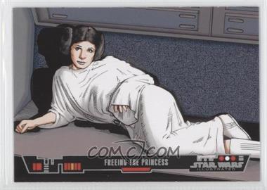 2013 Topps Star Wars Illustrated: A New Hope - [Base] #78 - Freeing the Princess