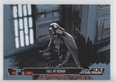 2013 Topps Star Wars Illustrated: A New Hope - [Base] #84 - Fall Of Kenobi