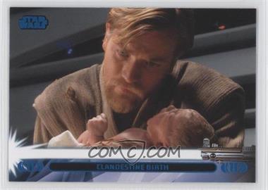 2013 Topps Star Wars Jedi Legacy - [Base] - Blue #1L - Clandestine Birth (Luke Skywalker)