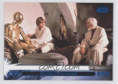 2013 Topps Star Wars Jedi Legacy - [Base] - Blue #2L - Fatherless as a Child (Luke Skywalker)