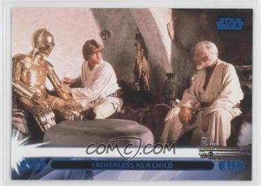 2013 Topps Star Wars Jedi Legacy - [Base] - Blue #2L - Fatherless as a Child (Luke Skywalker)