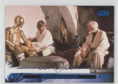 2013 Topps Star Wars Jedi Legacy - [Base] - Blue #2L - Fatherless as a Child (Luke Skywalker)