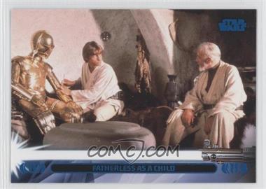 2013 Topps Star Wars Jedi Legacy - [Base] - Blue #2L - Fatherless as a Child (Luke Skywalker)