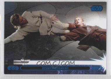 2013 Topps Star Wars Jedi Legacy - [Base] - Blue #30A - Dismemberment (Anakin Skywalker)