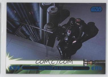 2013 Topps Star Wars Jedi Legacy - [Base] - Blue #44L - Together We Conquer (Luke Skywalker)