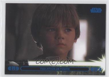 2013 Topps Star Wars Jedi Legacy - [Base] - Blue #4A - Isolation in Youth (Anakin Skywalker)