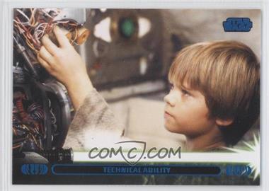 2013 Topps Star Wars Jedi Legacy - [Base] - Blue #7A - Technical Ability (Anakin Skywalker)