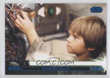 2013 Topps Star Wars Jedi Legacy - [Base] - Blue #7A - Technical Ability (Anakin Skywalker)