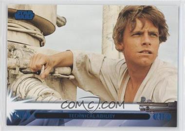 2013 Topps Star Wars Jedi Legacy - [Base] - Blue #7L - Technical Ability (Luke Skywalker)