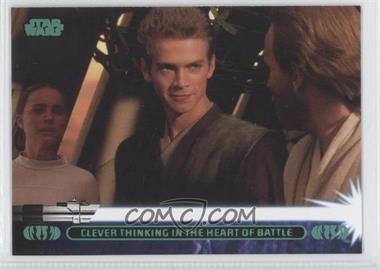2013 Topps Star Wars Jedi Legacy - [Base] - Green #17A - Clever Thinking in the Heat of Battle (Anakin Skywalker)