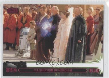 2013 Topps Star Wars Jedi Legacy - [Base] - Magenta #15A - Celebration of Heroism (Anakin Skywalker)