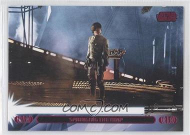 2013 Topps Star Wars Jedi Legacy - [Base] - Magenta #26L - Springing the Trap (Luke Skywalker)