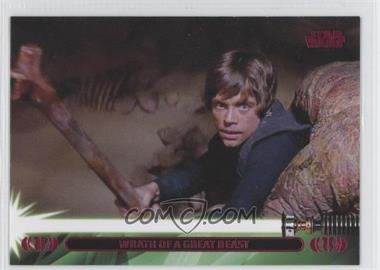 2013 Topps Star Wars Jedi Legacy - [Base] - Magenta #35L - Wrath of a Great Beast (Luke Skywalker)