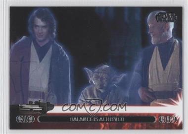 2013 Topps Star Wars Jedi Legacy - [Base] #45A - Balance is Achieved (Anakin Skywalker)