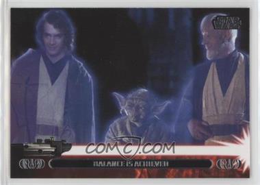 2013 Topps Star Wars Jedi Legacy - [Base] #45A - Balance is Achieved (Anakin Skywalker)