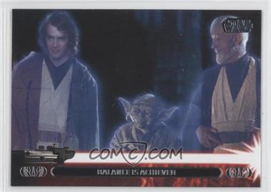 2013 Topps Star Wars Jedi Legacy - [Base] #45A - Balance is Achieved (Anakin Skywalker)