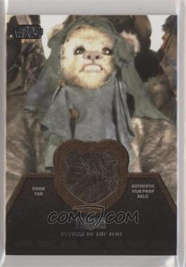 2013 Topps Star Wars Jedi Legacy - Ewok Fur Relics #ER-7 - Ewok