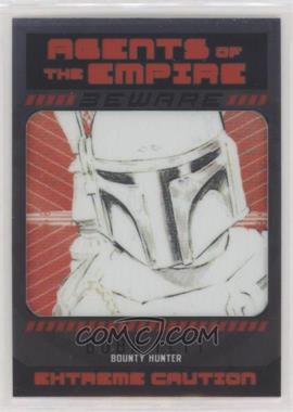 2014 Topps Star Wars Chrome Perspectives - Agents of the Empire Posters #4 - Boba Fett