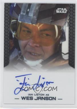 2014 Topps Star Wars Chrome Perspectives - Autographs #_IALI - Ian Liston as Wes Janson