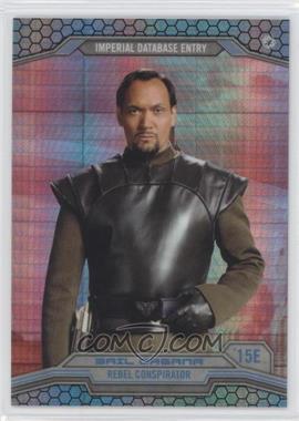 2014 Topps Star Wars Chrome Perspectives - [Base] - Prism Refractor #15E - Bail Organa /199