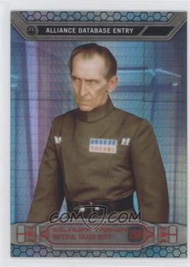 2014 Topps Star Wars Chrome Perspectives - [Base] - Prism Refractor #28R - Wilkuff Tarkin /199