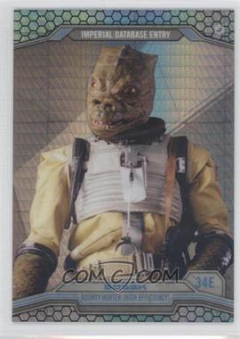 2014 Topps Star Wars Chrome Perspectives - [Base] - Prism Refractor #34E - Bossk /199